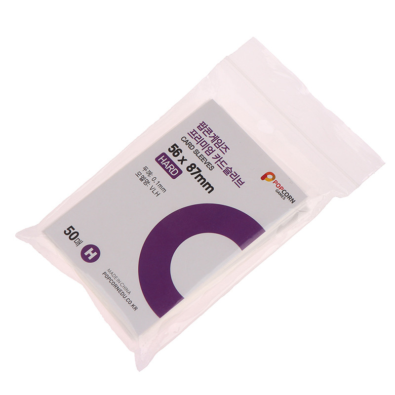 

50pcs/pack Original Korea Card Sleeves Clear Acid free-No CPP HARD 3 Inch Photocard Holographic Pro