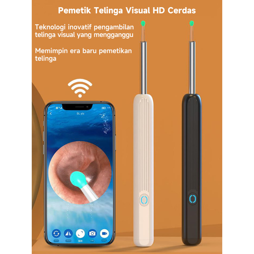 NE3 korek kuping kamera wireless 130MAH korek kuping LED korek kamera pembersih telinga kamera LED