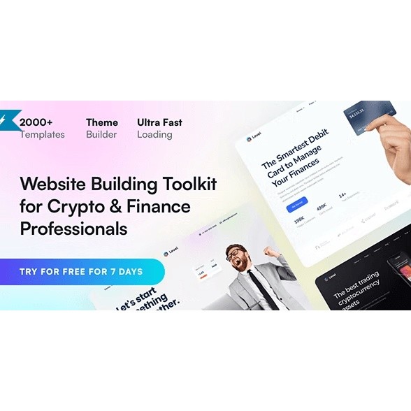 Level – Financial Technology & Crypto WordPress Theme