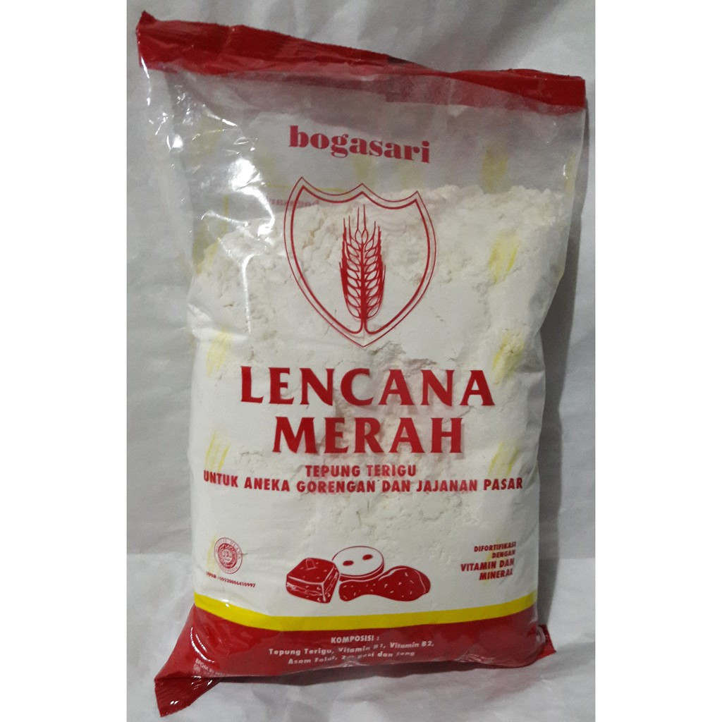 

Tepung Terigu Lencana Merah 1 kg