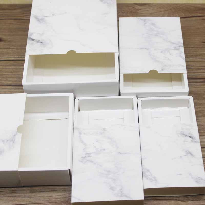 

New 10pcs Fashion Marbling Packaging Box five size gift packaging Festival wedding banquet jewelry packaging storage candy box