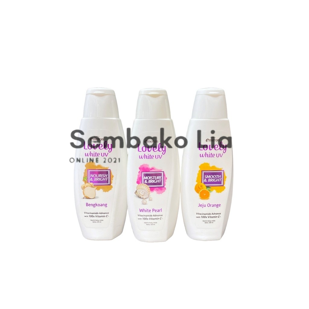 Emeron Lovely White UV 200ml / Emeron Lovely White UV Hand & Body Lotion 200ml