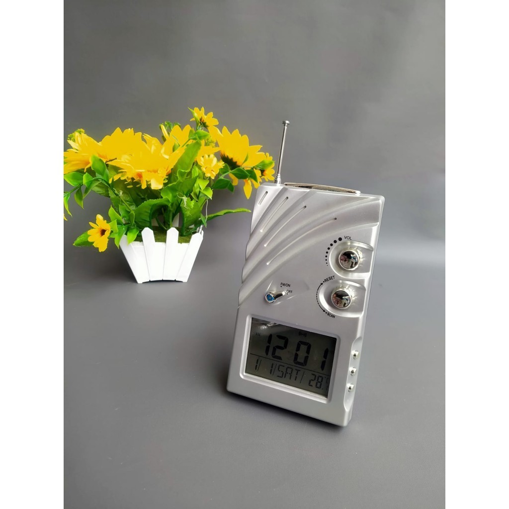 Jam weker digital radio / Jam radio classic jam digital alarm radio / jam radio klasik / Jam beker d