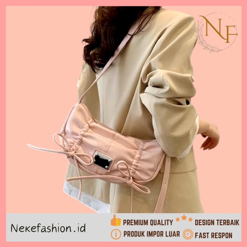 NEKE FASHION Premium Kualitas - Tas Selempang Kulit Wanita Tas Selempang Fashion Tas Bahu Wanita Tas