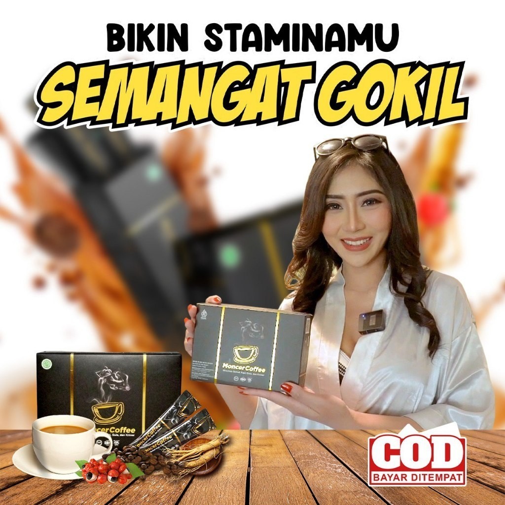 

8 SASET Monceer Coffe Original - Kopi Pria Dewasa BPOM Halal