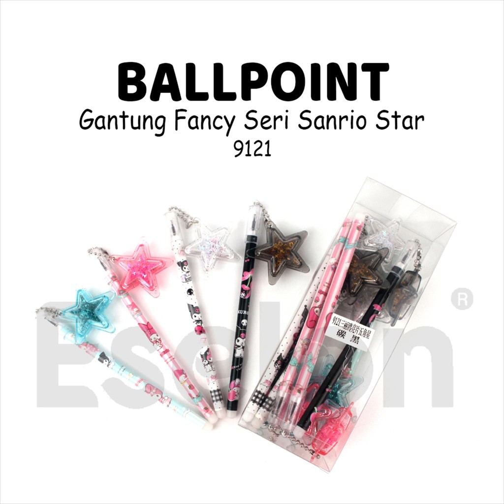 

12pcs BOLLPOINT GEL GANTUNG KARAKTER / 1PAK PULPEN GEL FANCY