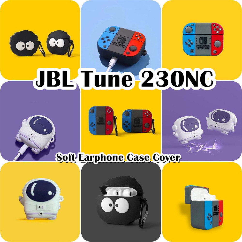 【variety】Untuk JBL Tune 230NC/JBL Tune 230 Case Kreatif Kartun Soft Silikon Earphone Case