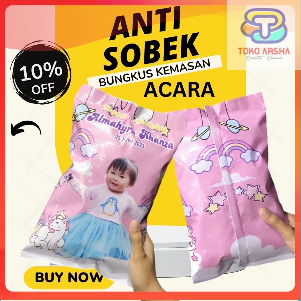 

Pouch Snack Kemasan Snack Ulang tahun custom | Giant Pouch Snack Ultah