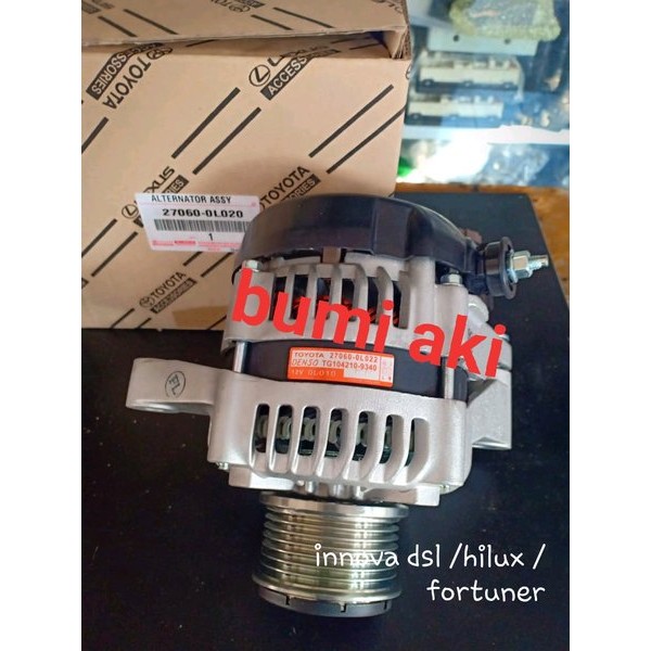 DINAMO CHARGE ATAU DINAMO AMPERE CAS ALTERNATOR TOYOTA FORTUNER DIESEL INNOVA INOVA DIESEL HILUX DIE