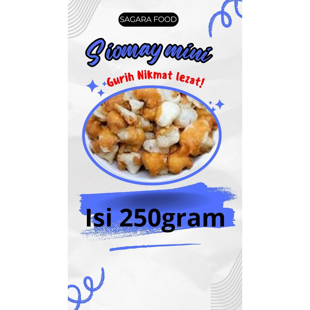 

siomay mini gurilem250gram topping baso aci batagor - cuankie - toping baso aci - seblak