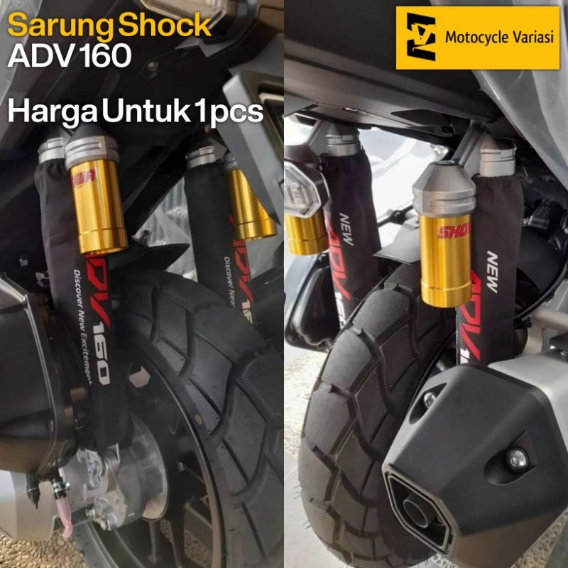 Cover Shockbreaker motor  ADV 160 Sarung Shockbreaker ADV 160 Pelindung Shock Belakang ADV 160
