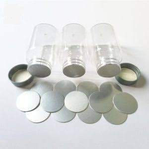 Segel Alumunium Foil 70 mm Tutup Botol Toples PET Induction Sealer