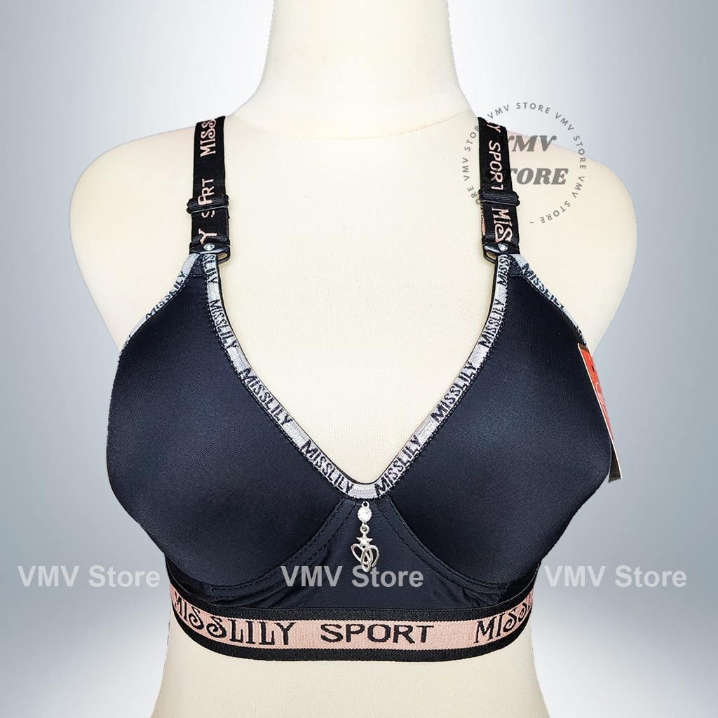 Bra Tanpa Kawat Misslily ML 2203 Bh Wanita Cup B Kait 3 Sporty List
