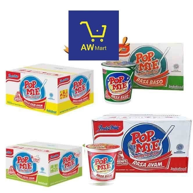 1 DUS POP MIE CUP BESAR ISI 24 PCS