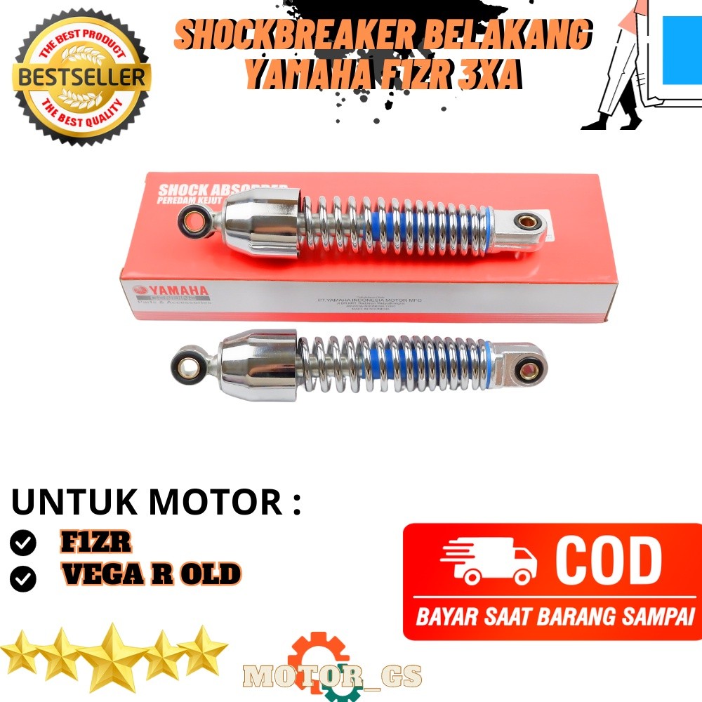 Shockbreaker Belakang 3XA Yamaha F1ZR / Shock Belakang Motor F1ZR & VEGA R OLD - 3XA-F2210-00 MOTOSH