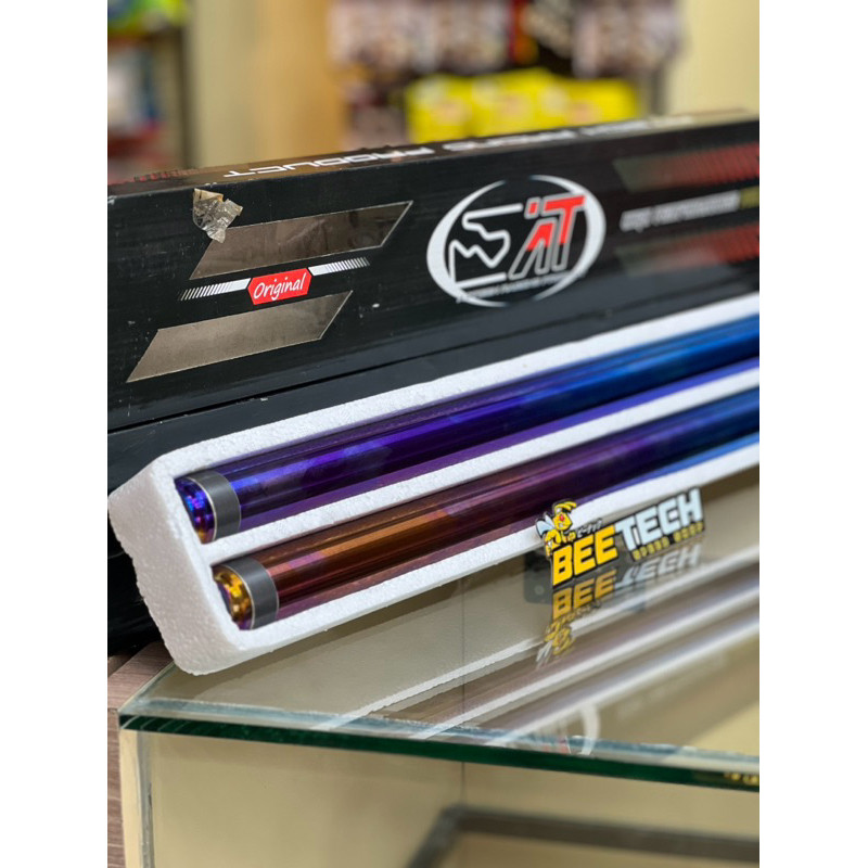 AS SHOCK DEPAN RX-KING AITECH  BLUE/BLACK/GOLD ORIGINAL AITECH