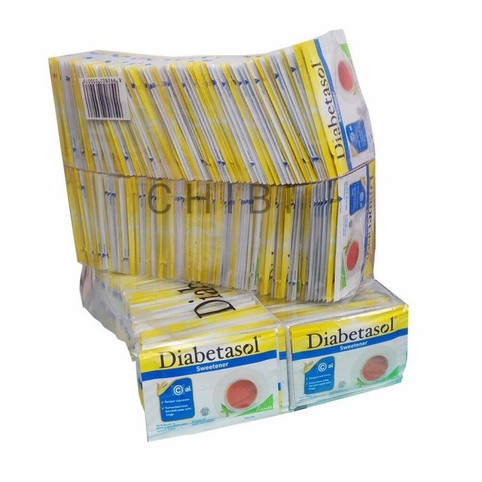 

nb Sweetener Diabetasol Sachet 200 Gula original (nol kalori) 1 pack - box 2x100
