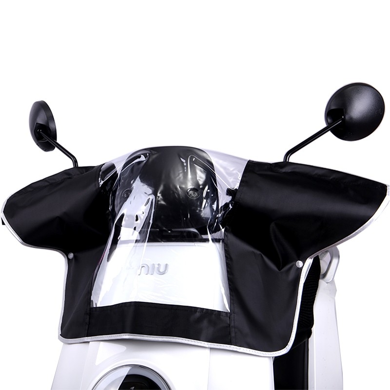 Pelindung hujan depan kendaraan elektrik Cover sepeda listrik Penutup dashboard sepeda motor kendara