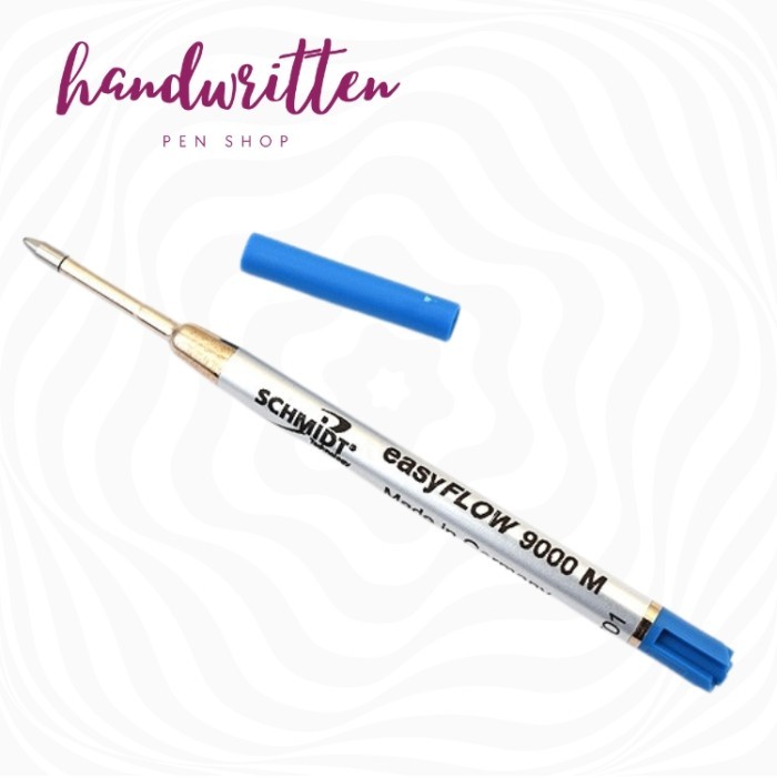 

[New] SCHMIDT EasyFlow 9000 Hybrid Ballpoint Pen Refill G2 Parker/ Pulpen - Blue Medium