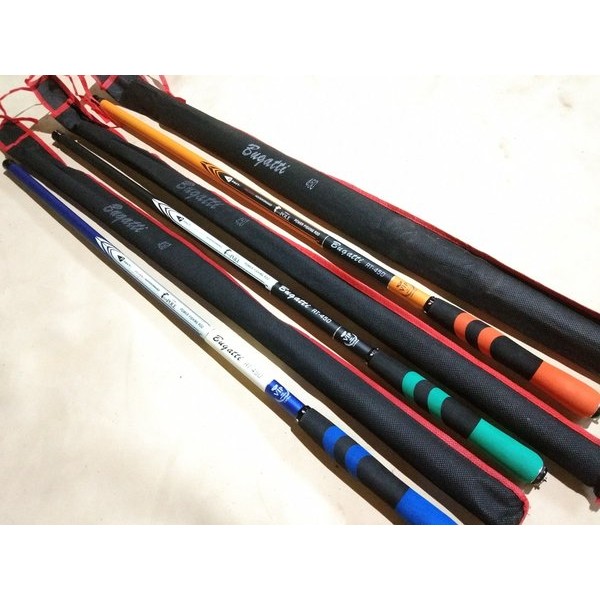 joran pancing tegek bugatti blue 360. 450. 540