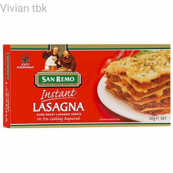 

vv Pasta Lasagna Instant San Remo