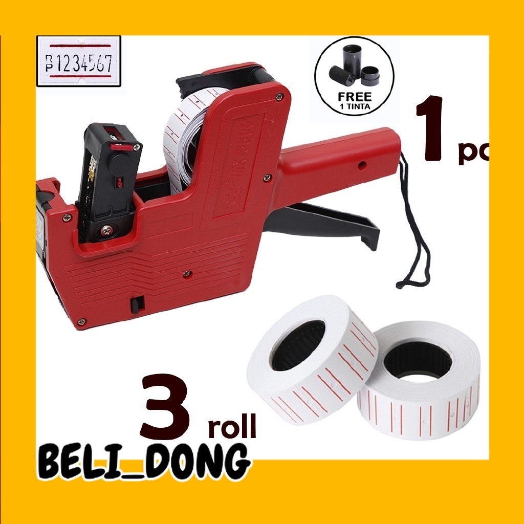 

[PROMO] ALAT LABEL HARGA PRICE LABELLER M5500 & 3 ROLL