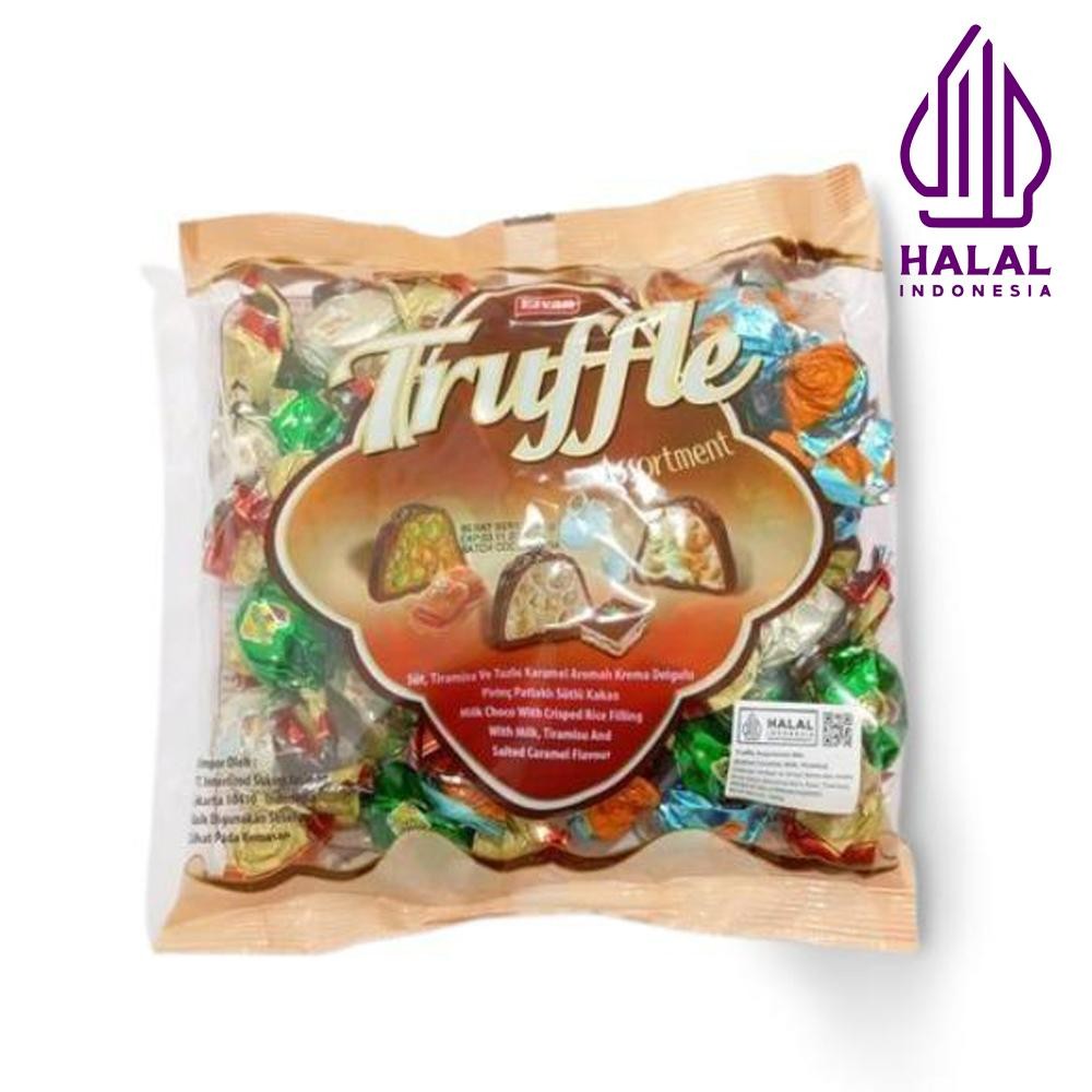 

Elvan Truffle Double Twist Mix 400gr Coklat Susu Choco Tiramisu Karamel Garam - Chocolate, Food