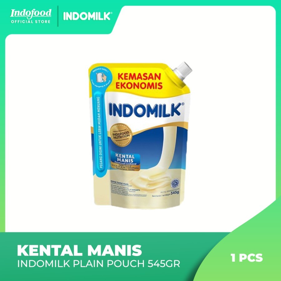 

Susu Kental Manis Indomilk Plain Pouch 545gr - Expired Maret 2025