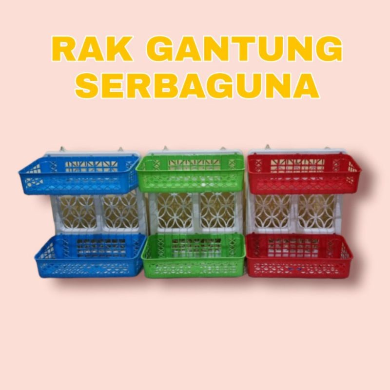 RAK GANTUNG SERBAGUNA PLASTIK