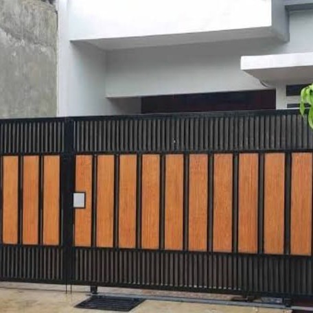 Pagar modern minimalis motip grc