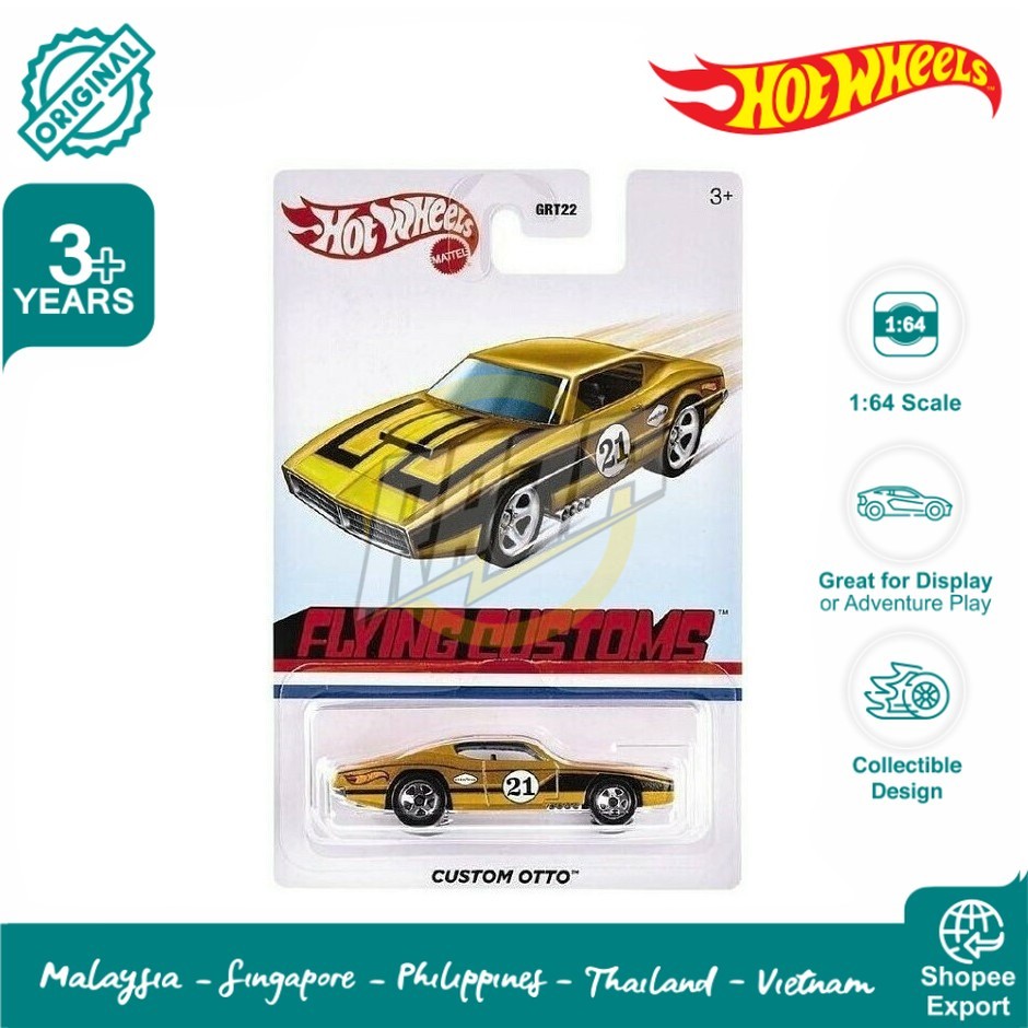 Hot Wheels Flying Customs - Custom Otto Gold