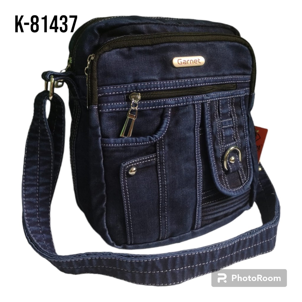 Tas Selempang Pria Jeans Tas Denim Garnet 1437 Tas Levis Model Terbaru