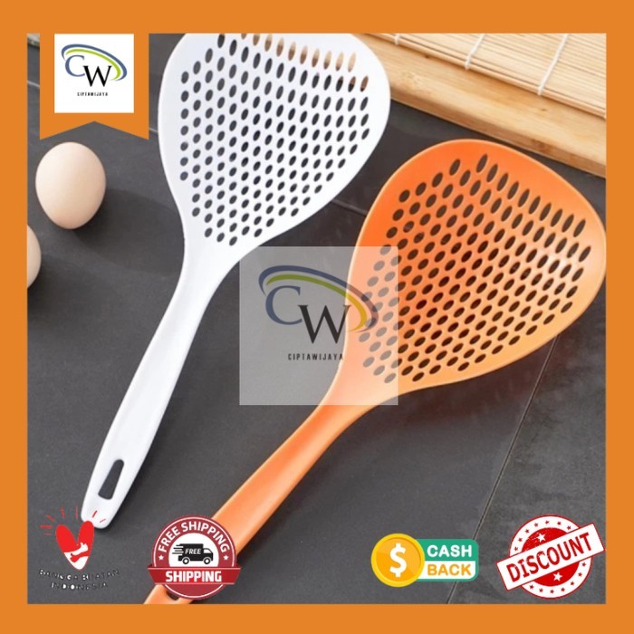 Centong plastik Berlubang/ Centong Bolong/ Centong peniris / Centong Lubang plastik