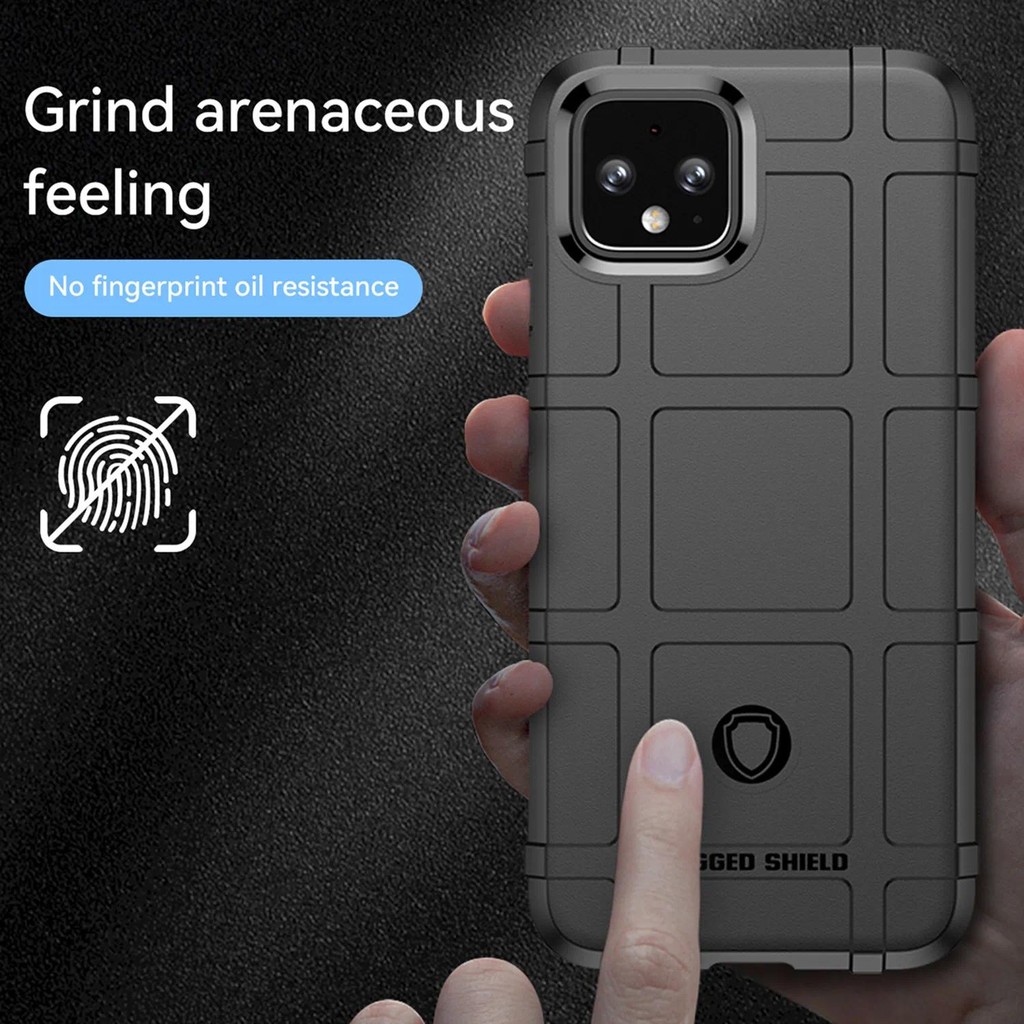 For Google Pixel4 XL pixel4xl Armor Silicone Case Heavy Duty Matte Back Cover for pixel 4xl google A