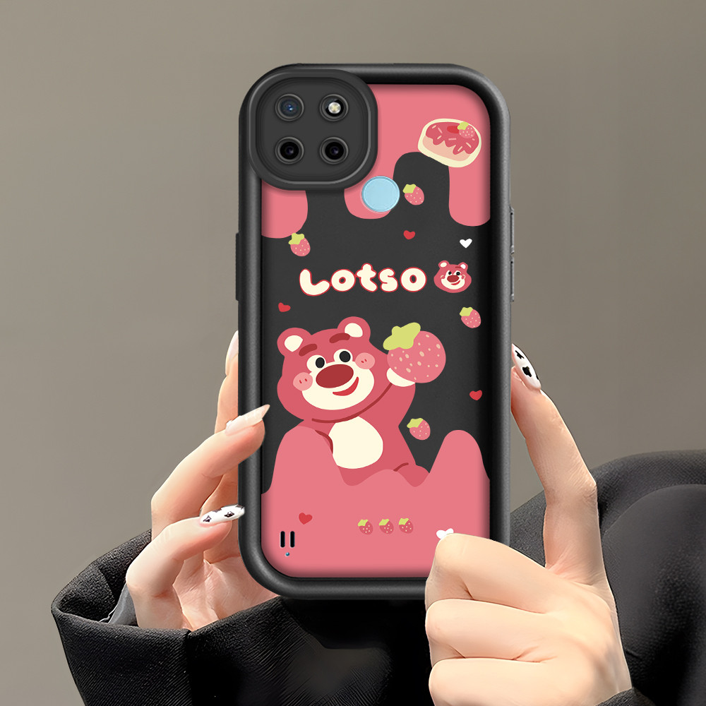Casing Hp Untuk Realme C21Y C25Y Phone Case Cesing Soft Cover Lotso 2966 Mode Kesing Cream Cassing