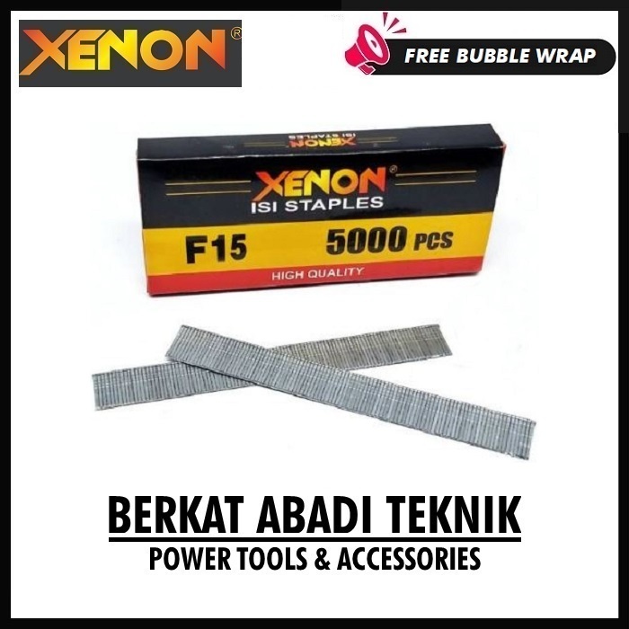 

XENON F15 MO Isi Mesin Staples Mata Paku Tembak Lurus Air Nailer Nail Gun Stapler Angin F15MO F 15 MO