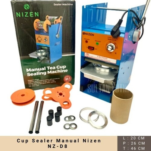 Cup Sealer manual Nizen /Mesin Penyeggel Gelas Plastik/Mesin Pres Gelas Plastik