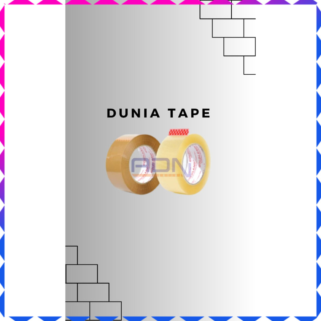 

(DUS CARGO) Lakban Bening Coklat 2 inch x 90 yard /45mm x 90 yard