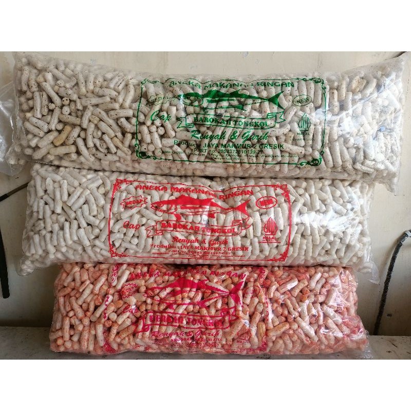 

krupuk tongkol 1kg/krupuk tongkol ori/balado/cabe ijo