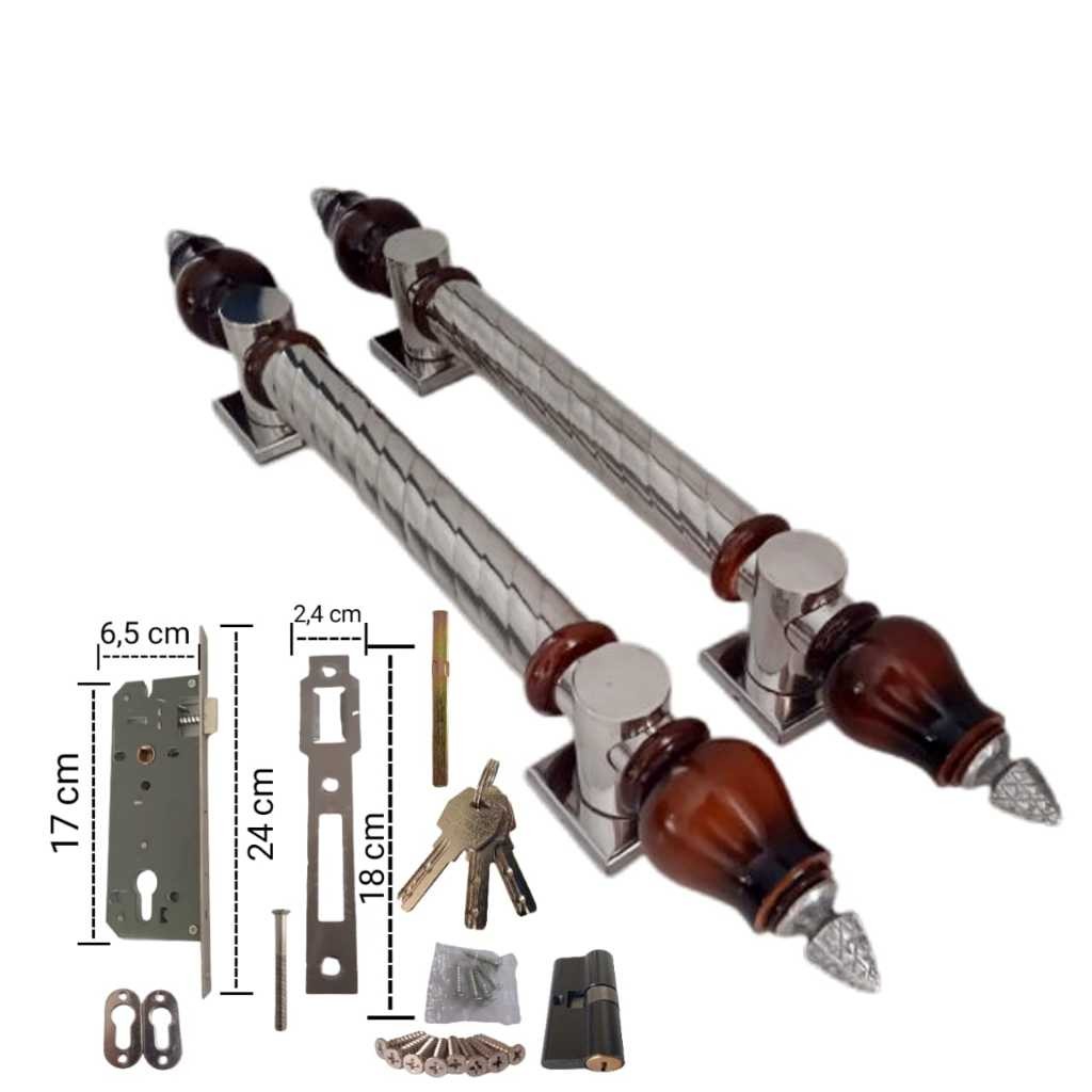 gagang pintu rumah handle pintu antik panjang 50cm jambu antik