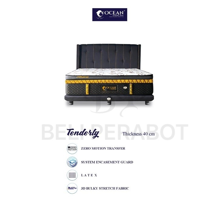 [ BELI PERABOT ] Springbed Ocean Tenderly with Latex