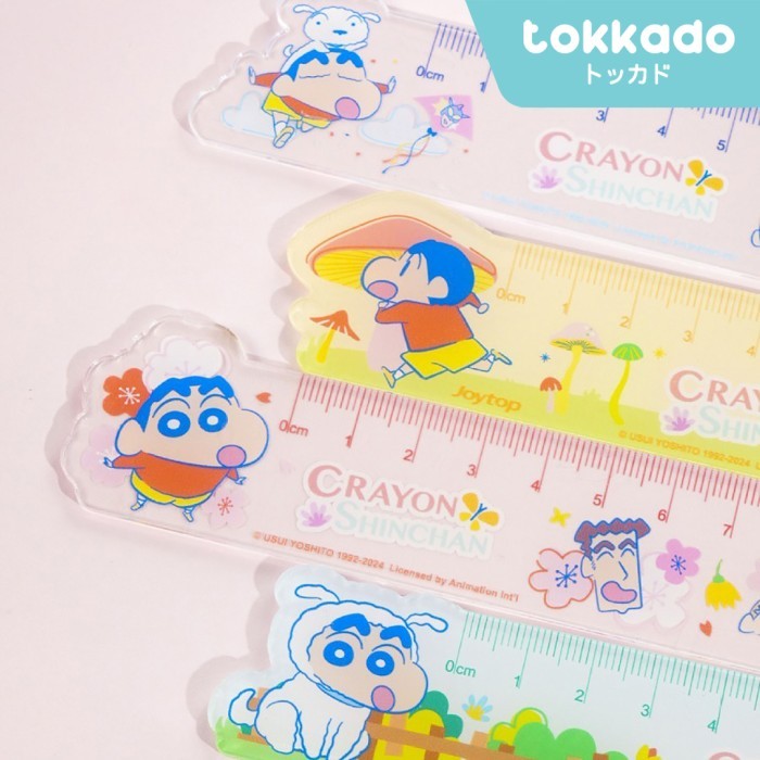 

TOKKADO Shinchan Ruler Penggaris Anak Sekolah Karakter Shincan Original Lucu 15cm