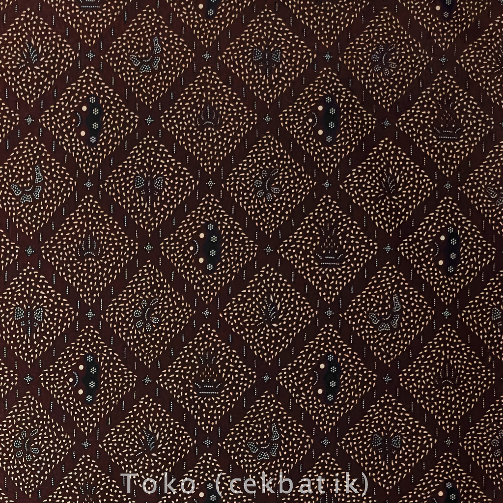 kain batik - Motif Batik Sidomukti (Sogan Klasik)