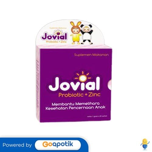 Jovial Probiotic Plus Zinc 1 Gram Box 20 Sachet