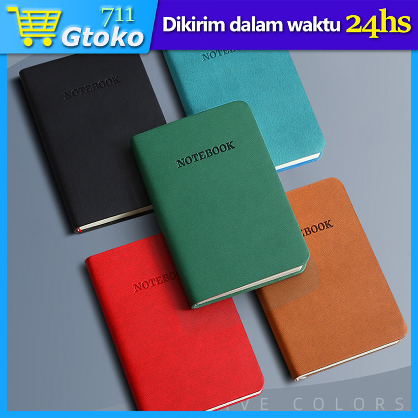 

Pocket Notebook A7 Scrapbook Mini Hardcover Classic Portable Buku Tulis Saku Masuk Kantong