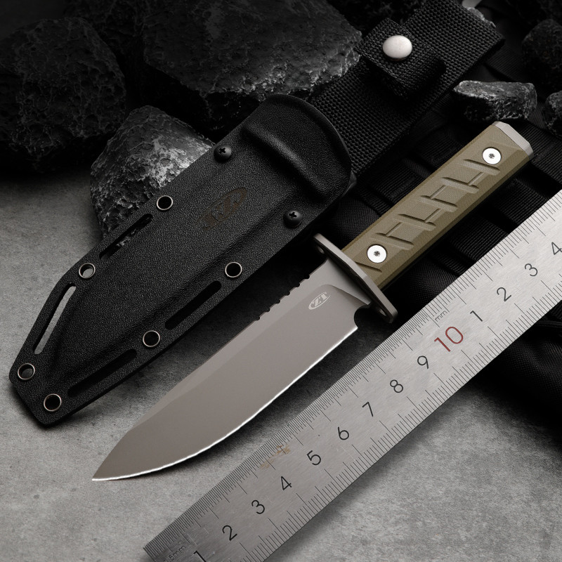 CPM-3V powder steel outdoor knife wilderness survival adventure rescue knife fixed blade hunting kni