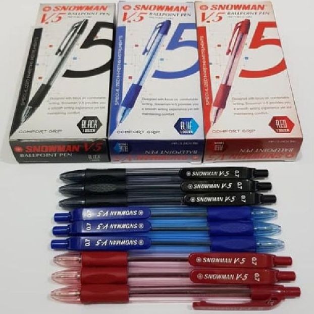 

Pulpen Snowman V5 per Box Lusin