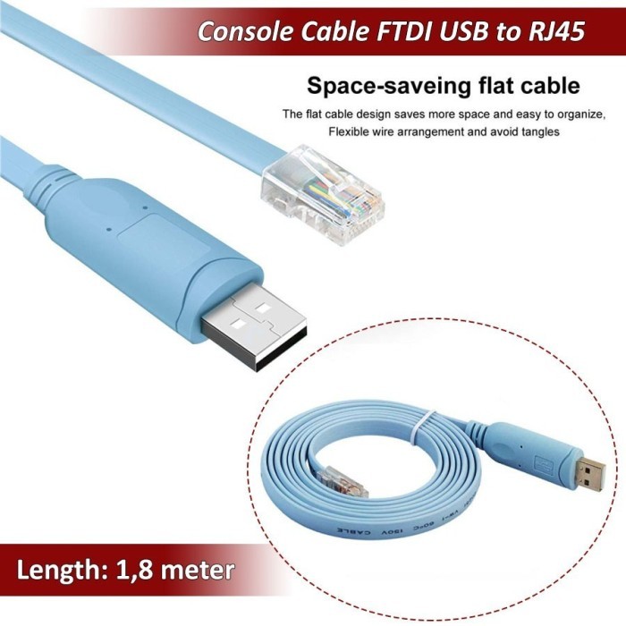 Kabel Console Usb Rj45 Cisco - Usb Rj45