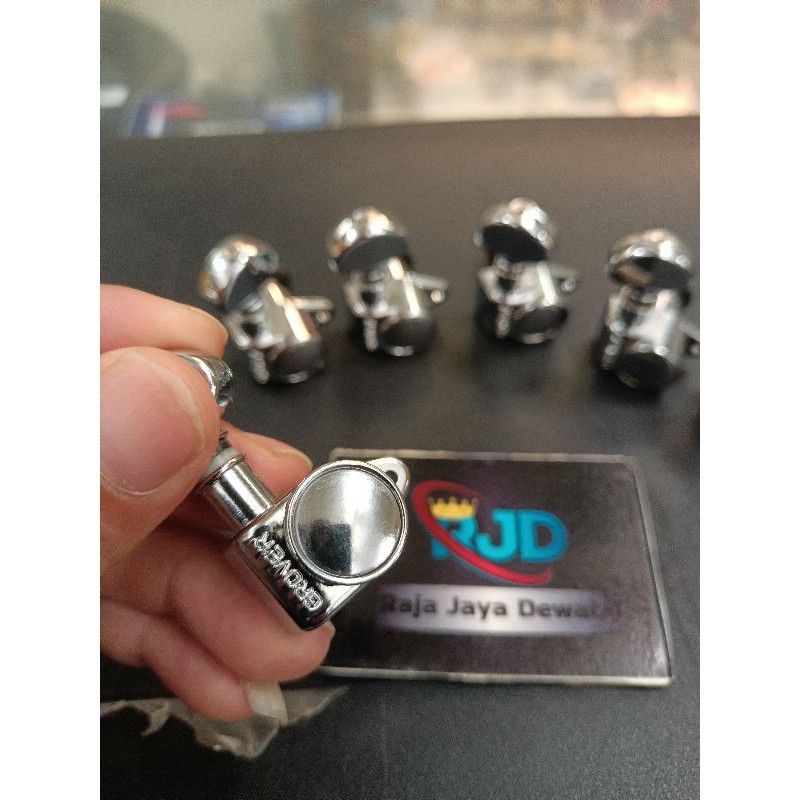 Dryer Grover ORI Korea Gitar Elektrik R6 Crhome