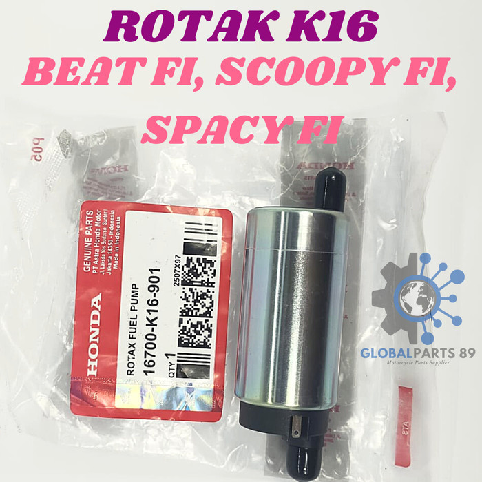 ROTAK INJEKSI K16 HONDA BEAT FI SCOOPY FI SPACY FI ORIGINAL AHM